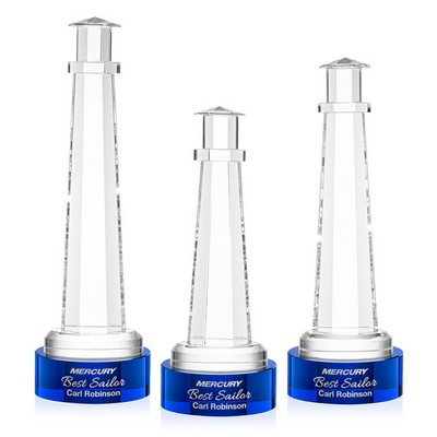 Lighthouse Award on Stanrich Base - Blue