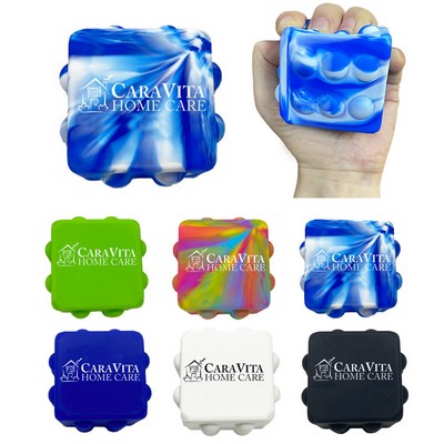Silicone Push Pop Cube Fidget Toy