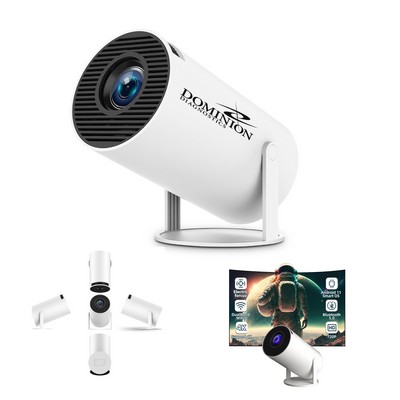 5G WiFi Bluetooth Projector with 4K Support
