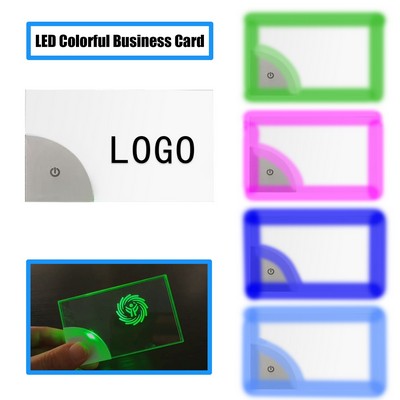 LED Colorful Business Card