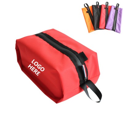 Portable Travel Shoe Bag w/ Zipper