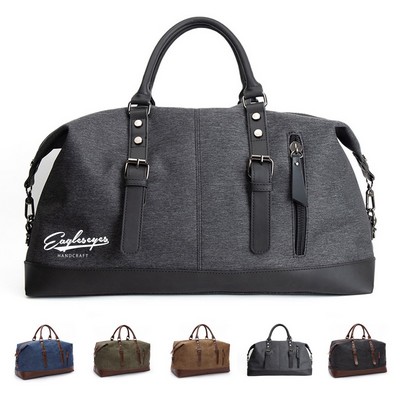 Canvas Elegance 2-Way Duffel Bag