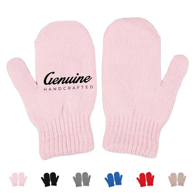Children's Knitted Mitts