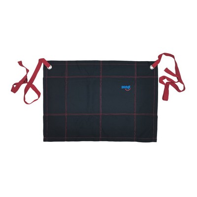 Embroidered Dual-Pocket Apron