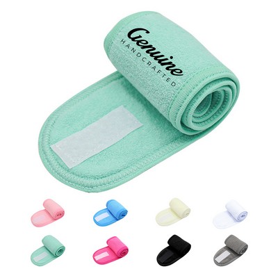 Adjustable Microfiber Face Wash Headband