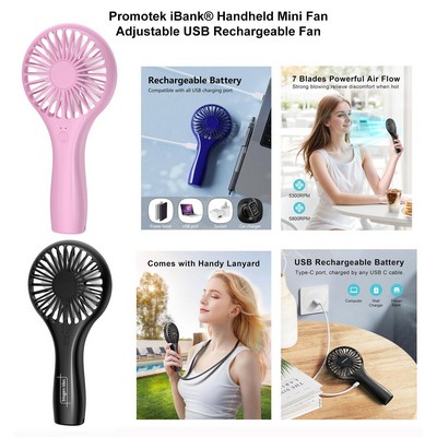iBank ® USB Rechargeable Handheld Fan