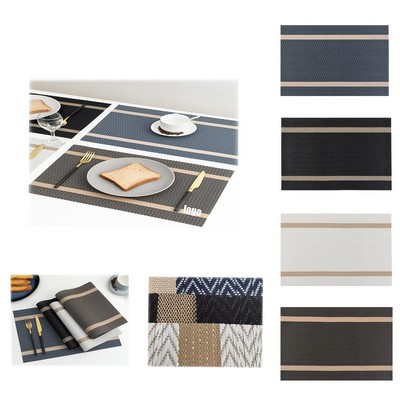 Cross Weave Woven Place Mat