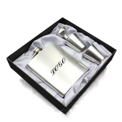 7-Ounce Portable Stainless Steel Wine Pot Set