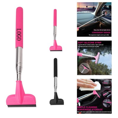 Telescopic Car Mirror Cleaning Wiper