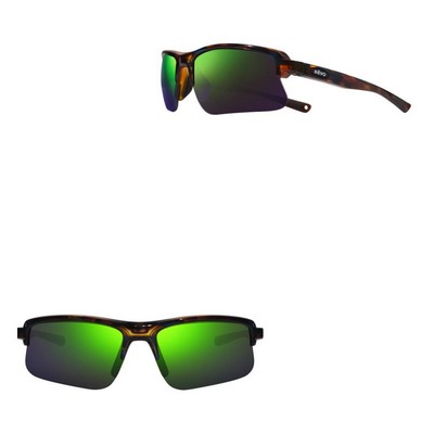 Revo Sunglasses Annika Ii Polarized Golf Sunglasses - Tortoise Brown/Blue