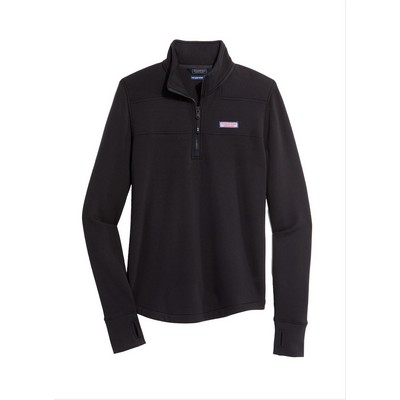 Vineyard Vines Women's Dreamcloth Relaxed Shep Quarter-Zip