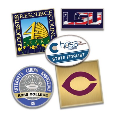 1.50" Express Full Color Lapel Pin 3 Day Service