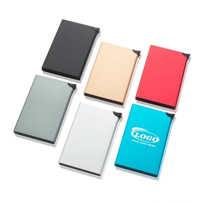 Mini Automatic Pop-up Credit Card Business Card Wallet Case Holder