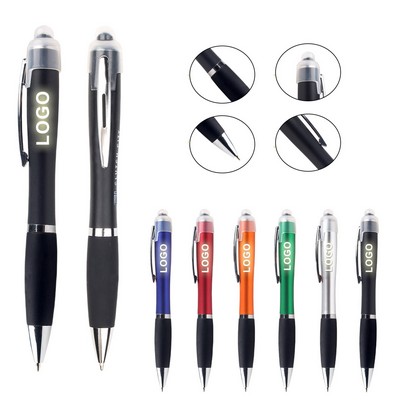 Led Flashlight Engraved Pen