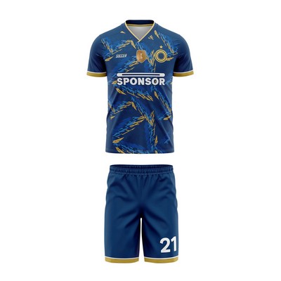 Custom V-Neck Soccer Uniform