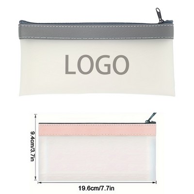 Transparent TPU Multipurpose Zipper Pouch