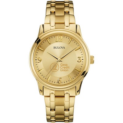 Bulova Men's Gold-tone Bracelet Watch