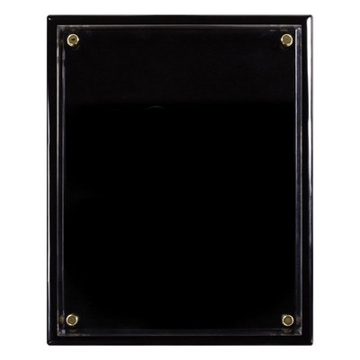 Black Piano Finish Floating Acrylic Plaque (8"x 10")