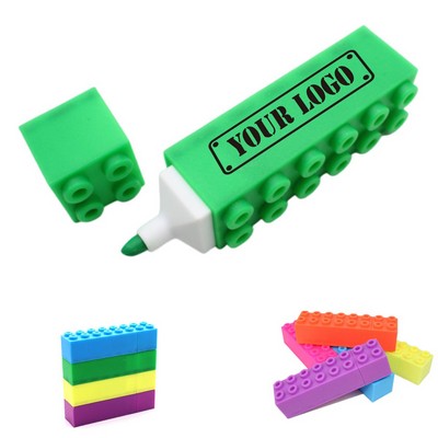 Building Block Shaped Highlighter