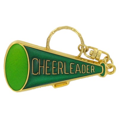 Green Megaphone Keychain w/Bag