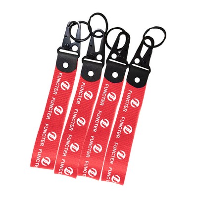 Heavy-Duty Snap Hook Key Chain Lanyard (Heat Transfer Print)
