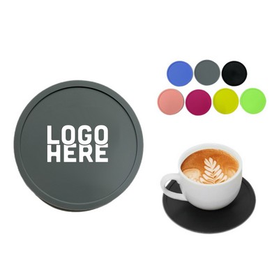 Silk-screened Silicone Coaster
