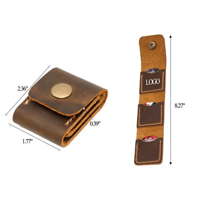 PU Leather Guitar Plectrum Case