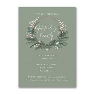 Sage Greens Invitation