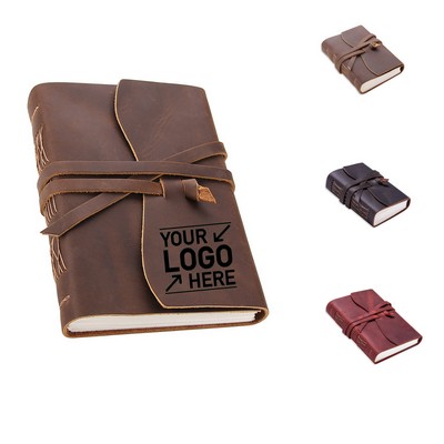 Genuine Leather Vintage Refillable Notebook