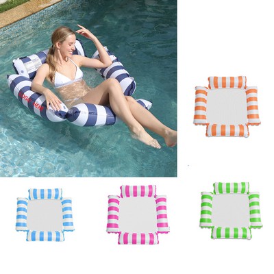 PVC Inflatable Floating Lounge Chair