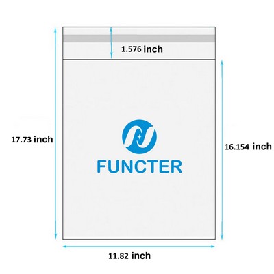 11.82 x 17.73" OPP Self Sealing Cellophane Bags