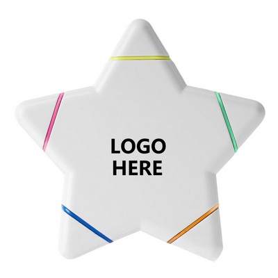 Star-Shaped Highlighter Kit-5 Piece