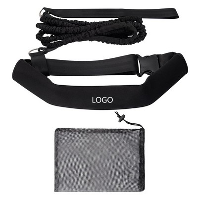 Swim Training Belt Kit – Elastic Tether & Storage Pouch