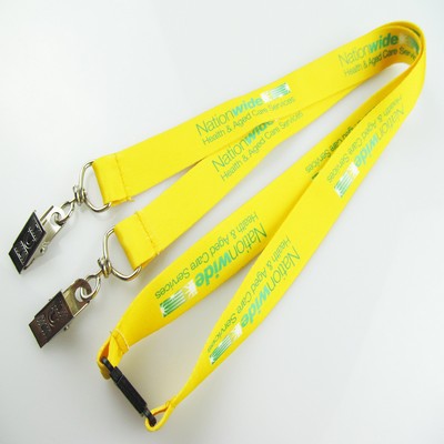 Custom Polyester Colorful Lanyard Employee Conference Gift Strap