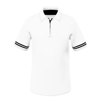 Men's/Youth Premium Short Sleeve Polo w/Zipper