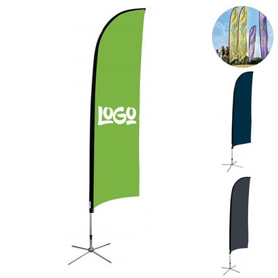 Outdoor Beach Polyester Flags for Promotional Display