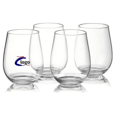 16 oz. Plastic Stemless Wine Glasses