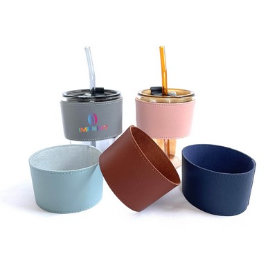Pu Leather Cup Sleeves