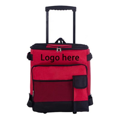 Wheels Rolling Picnic Cooler Bag