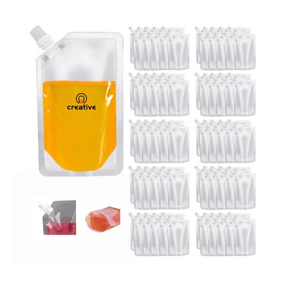 17 Oz Clear Juice Drink Bags