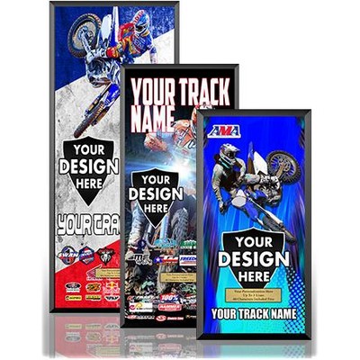 Plaque 6X12 (Black Matte) W/Custom Design High D