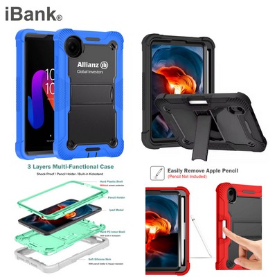 iBank ® Shockproof Case compatible with iPad Mini 7 (A17 Pro) 2024, Mini 6 (2021)