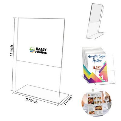 Acrylic Sign Stand Holder