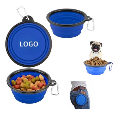 Pet Folding Bowl with Carabiner