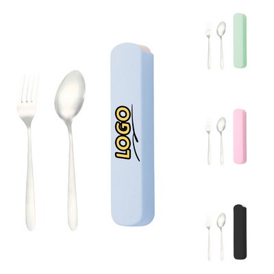 Portable Stainless Steel Tableware Set