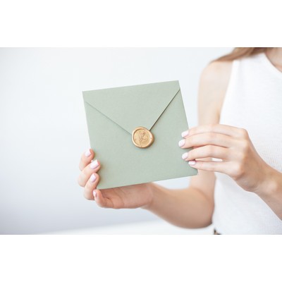 Wax Seal Sticker, 7/8" - 1" dia.