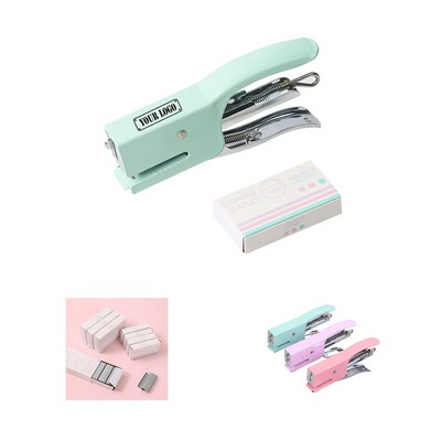 Metal Stapler Including Staples