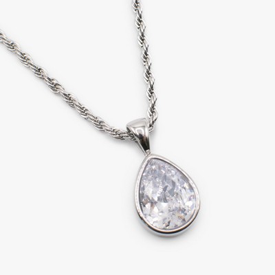 Alex and Ani® Crystal Teardrop Necklace