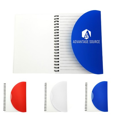 Frosted Transparent Spiral Journal Notebook