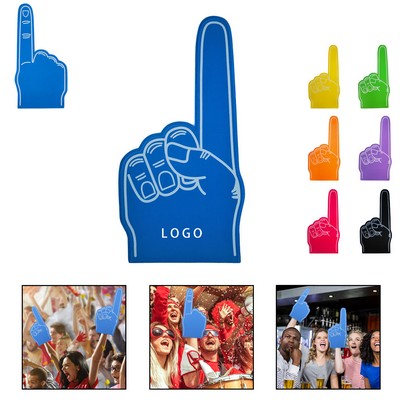 Foam Finger Cheering For Sports Events Celebration